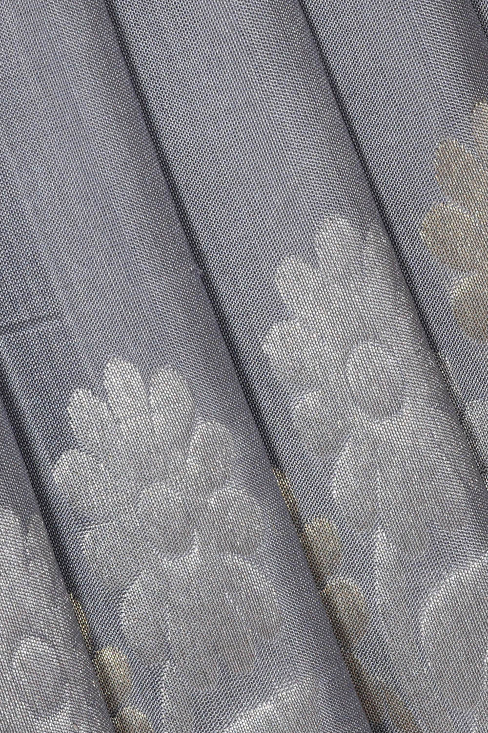 Image of Venkatagiri Silk Grey Saree